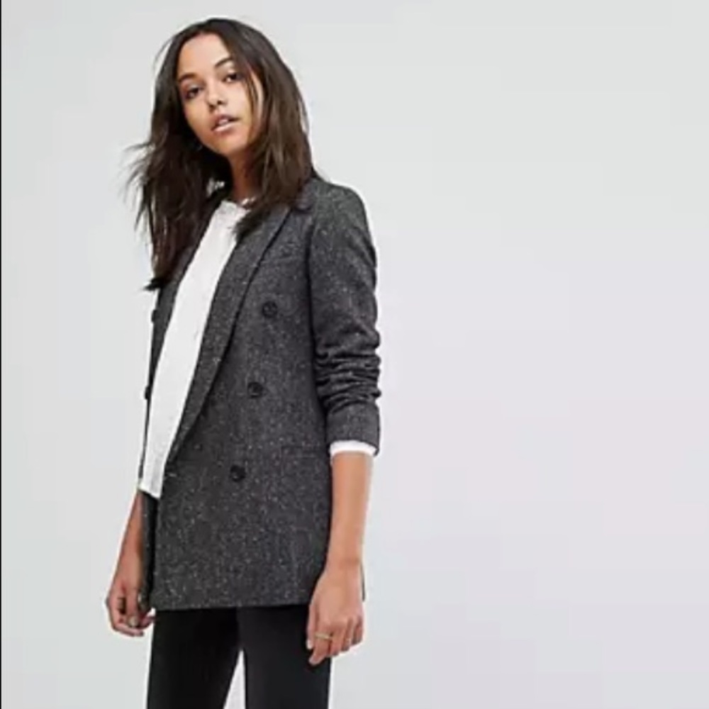 Allsaints Astrid Twill Blazer View 3